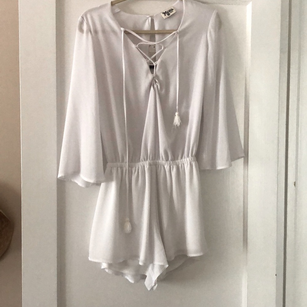 Show me your Mumu white romper